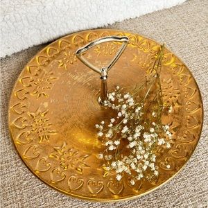 Stangl Pottery Granada Gold Tidbit Tray